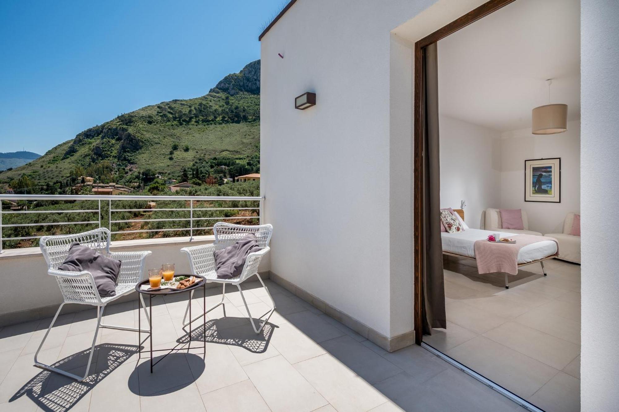 Villa Maria Con Piscina E Vista Mare Castellammare del Golfo Habitación foto